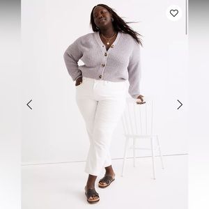 The Plus Curvy Perfect Vintage Jean in Tile White